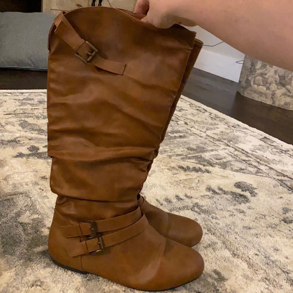 Wide calf boots